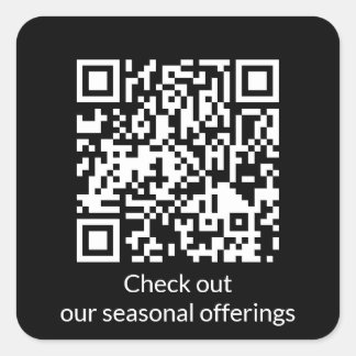 Code QR personnalisé Générer un sticker Carré URL