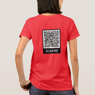 Code QR personnalisé T-Shirt Scan Info Votre cadea
