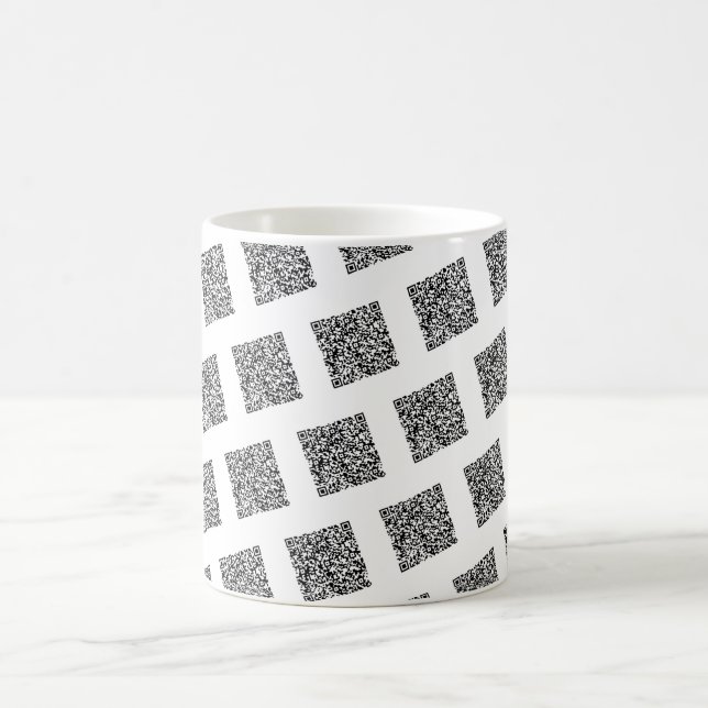 Code QR personnalisé Votre cadeau amusant Mug Choi (Centre)