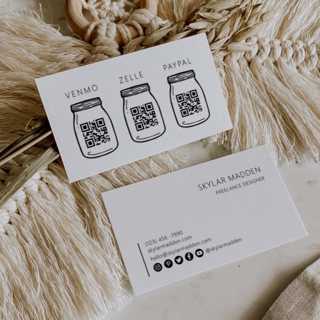 Code QR - Petits Cartes de visite Conseils d'analy (Créateur téléchargé)