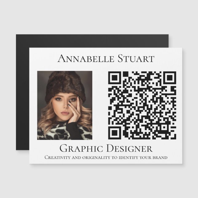 Code QR photo Entreprise Société Grand (Devant / Derrière)