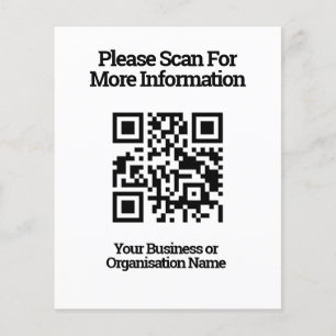 Code QR pour les informations client sur une feuil