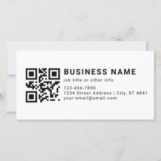 Code QR promotionnel d'entreprise
