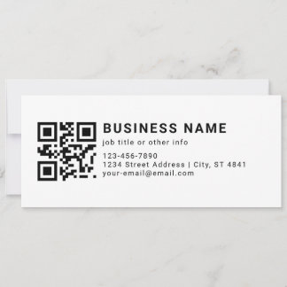 Code QR promotionnel d'entreprise