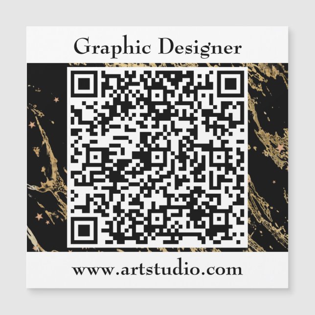 Code QR promotionnel marketing d'entreprise (Devant)