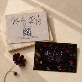 Code QR RSVP Floral Botanique Bourgogne Lunatique