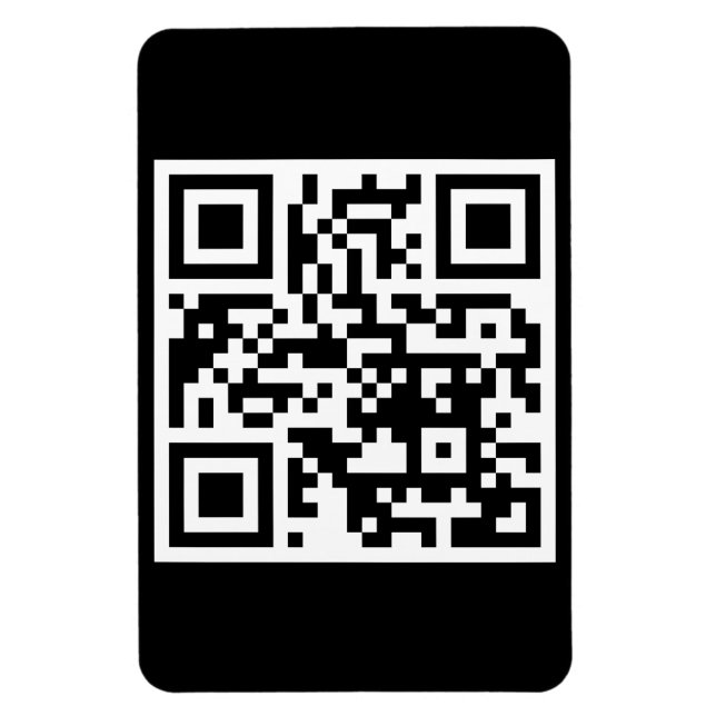 Code QR seulement Magnet photo flexible (Vertical)