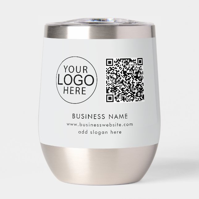 Code QR simple logo d'entreprise pour les événemen (Avant)