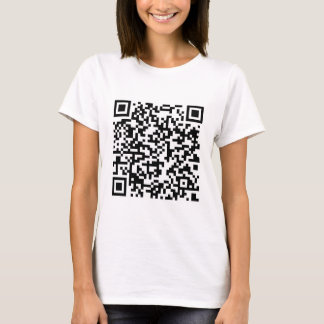 code qr sympa drôle t-shirt mignon avec code qr