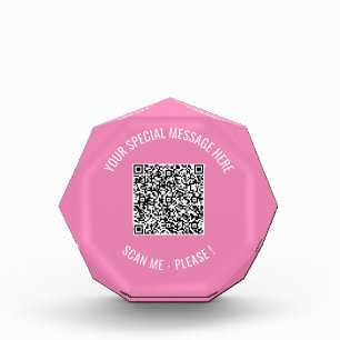 Code QR Votre Message Spécial Bloc Photo Surprise