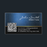 Code Royal QR Carte de visite d'entraîneur sportif<br><div class="desc">Code Royal QR Athletic Trainer Carte de visite.</div>