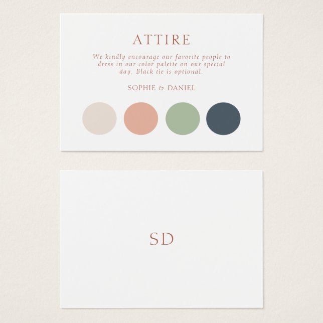 Code vestiaire Mariage floral Carte du boîtier de  (Devant & derrière)