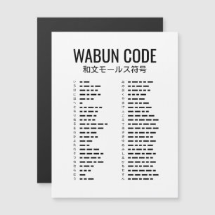 Code Wabun (和文モールス符号) – Code Morse japonais