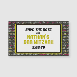 Coder's Party Save the Date Magnet (petit)