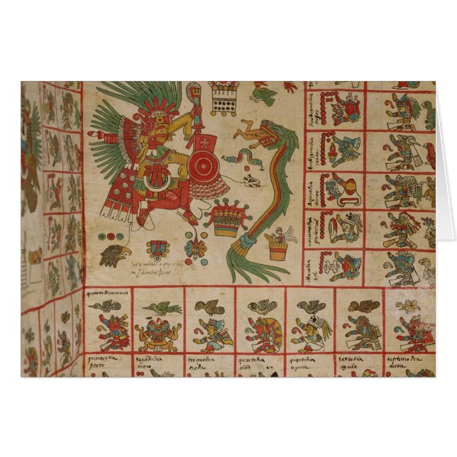 Codex aztèque Borbonicus (Devant horizontal)