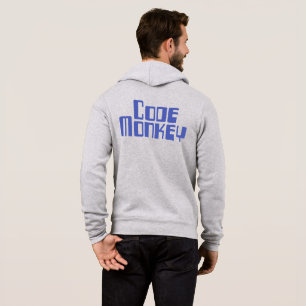 Codez le sweat - shirt à capuche de singe (le