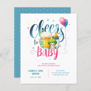 COED Bébé Brasserie Bouteilles Couples Douche