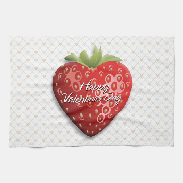 Coeur 1 serviette de cuisine (Horizontal)