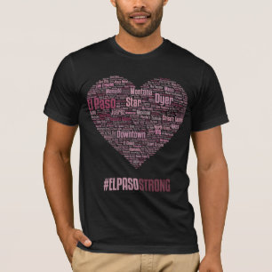 Coeur 2019 d'El Paso - T-shirt d'obscurité de