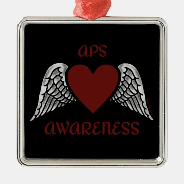 Coeur/ailes...APS Ornement métallique (Devant)