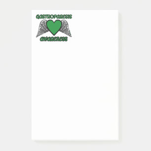 Coeur/ailes...Gastroparesis Post-it Notes