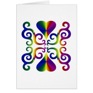 Coeur arc-en-ciel