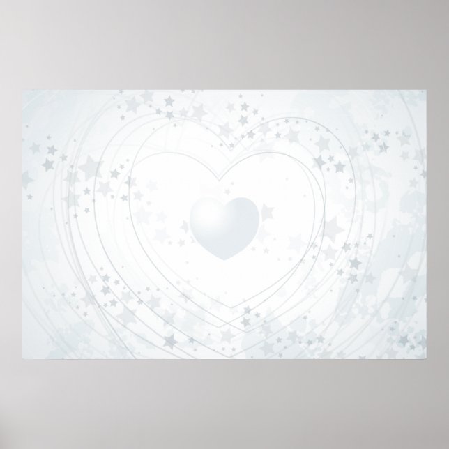 Coeur argenté, affiche (Devant)