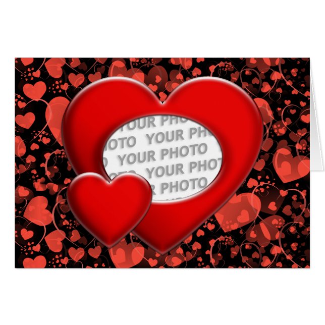 coeur ART + votre photo (Devant horizontal)