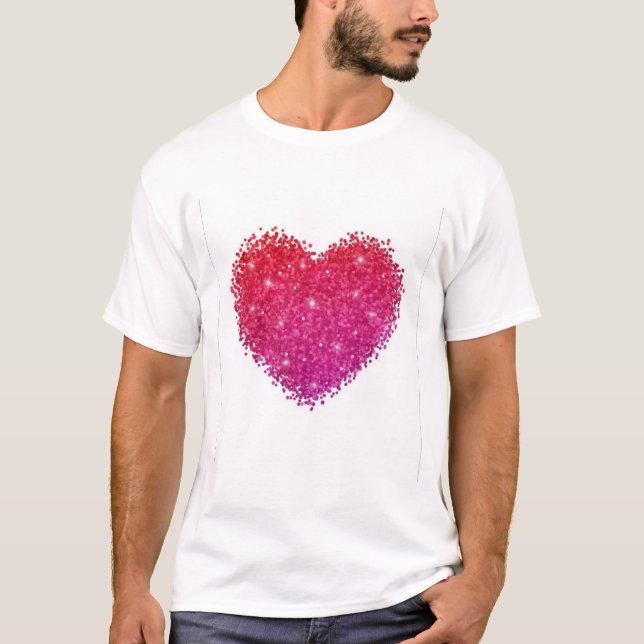 "Coeur au coeur : Correspondance T-shirt pour les  (Devant)