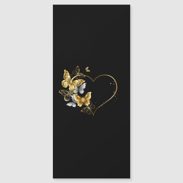 Coeur aux papillons d'or (Devant)