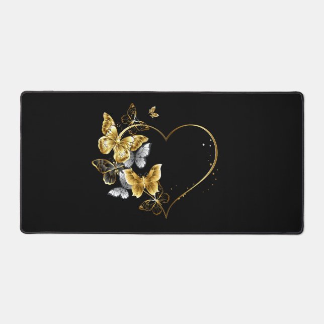 Coeur aux papillons d'or (Recto)