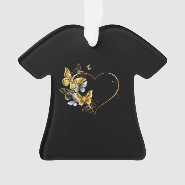 Coeur aux papillons d'or (devant)