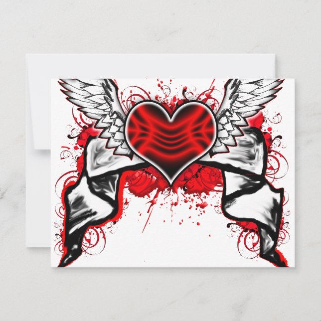 Coeur avec ailes (Devant)