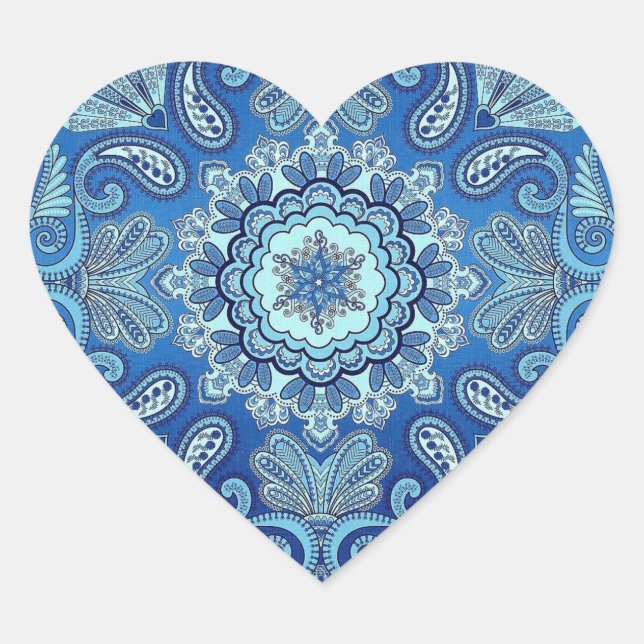 Cœur Bandana Bandana Country Heart Sticker (Devant)