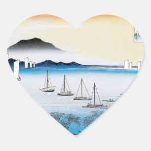 CŒUR BATEAU JAPONAIS STICKER CARDIAQUE