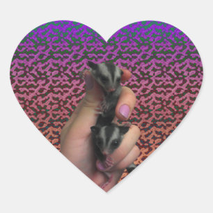 Cœur Bébé Sticker pour filtre à sucre