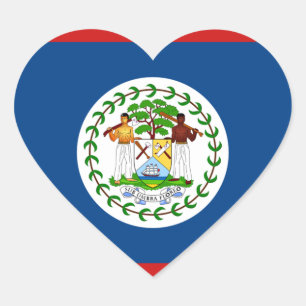 Cœur Bélize Sticker Coeur