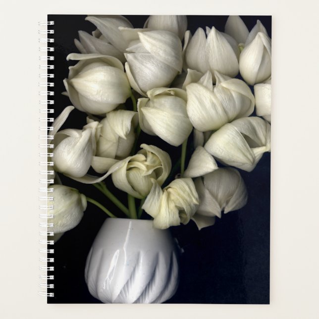 "Cœur blanc dans le noir" (Devant)