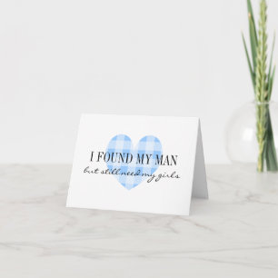 Coeur bleu vous serez mes cartes de demande de