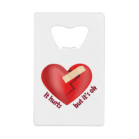 Coeur brisé guéri avec patch et citation de vie