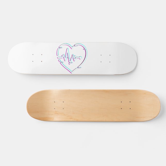 Coeur Check Skateboard Deck (Horz)