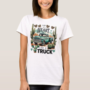 Coeur Comme Un T-shirt Camion