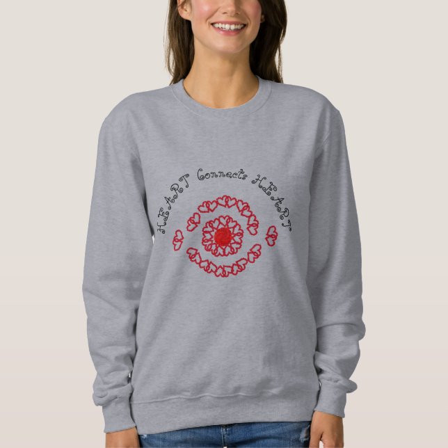 Coeur connecte Sweatshirt cardiaque (Devant)