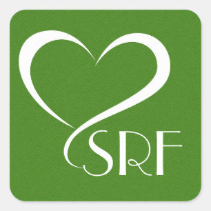 Coeur contemporain avec votre sticker initiaux