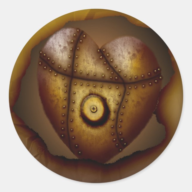 Coeur convoité, autocollant (Devant)