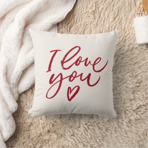 Coeur d'amour Coussin décoratifSaint-Valentin, amo