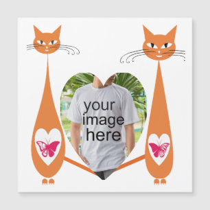 Coeur d'amour de chat modifiable - Conception de t