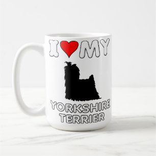 Coeur d'amour de Yorkshire Terrier I ma tasse