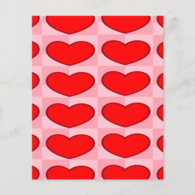 coeur d'amour rouge carré (Devant)