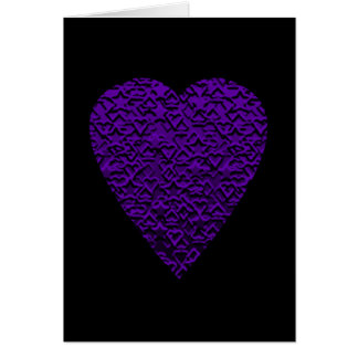 Coeur dans des couleurs pourpres. Conception
